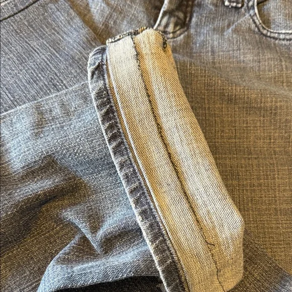 Frankie B. Denim Straight Leg Jeans with Studded Heart - Picture 13 of 16